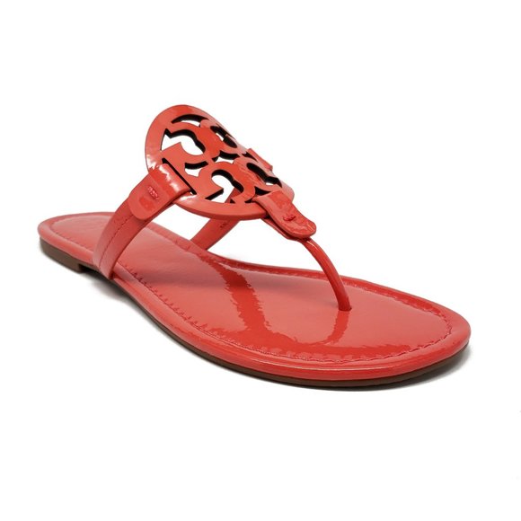 Tory Burch Shoes - Tory Burch Miller Patent Leather Sandals in Red